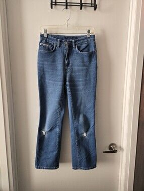 Valentino Steaight Leg High Waist Jeans